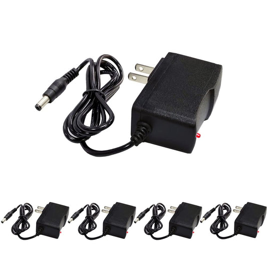MTYTOT 5PCS 3V 1Amp Power Adapter Supply 100-240 AC to DC 3Volt 1000mA 2.5mm X 5.5mm Plug 3V 1A AC/DC Power Supply Transformer (5 Pack)