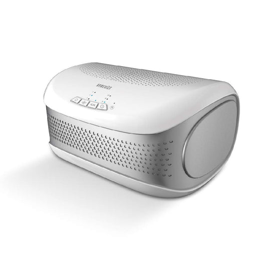 Homedics TotalClean Desktop Air Purifier - 360-Degree HEPA Filter for 128 Sq Ft, Small Air Purifier for Home Office, Bedroom and Workplace, 3 Speed