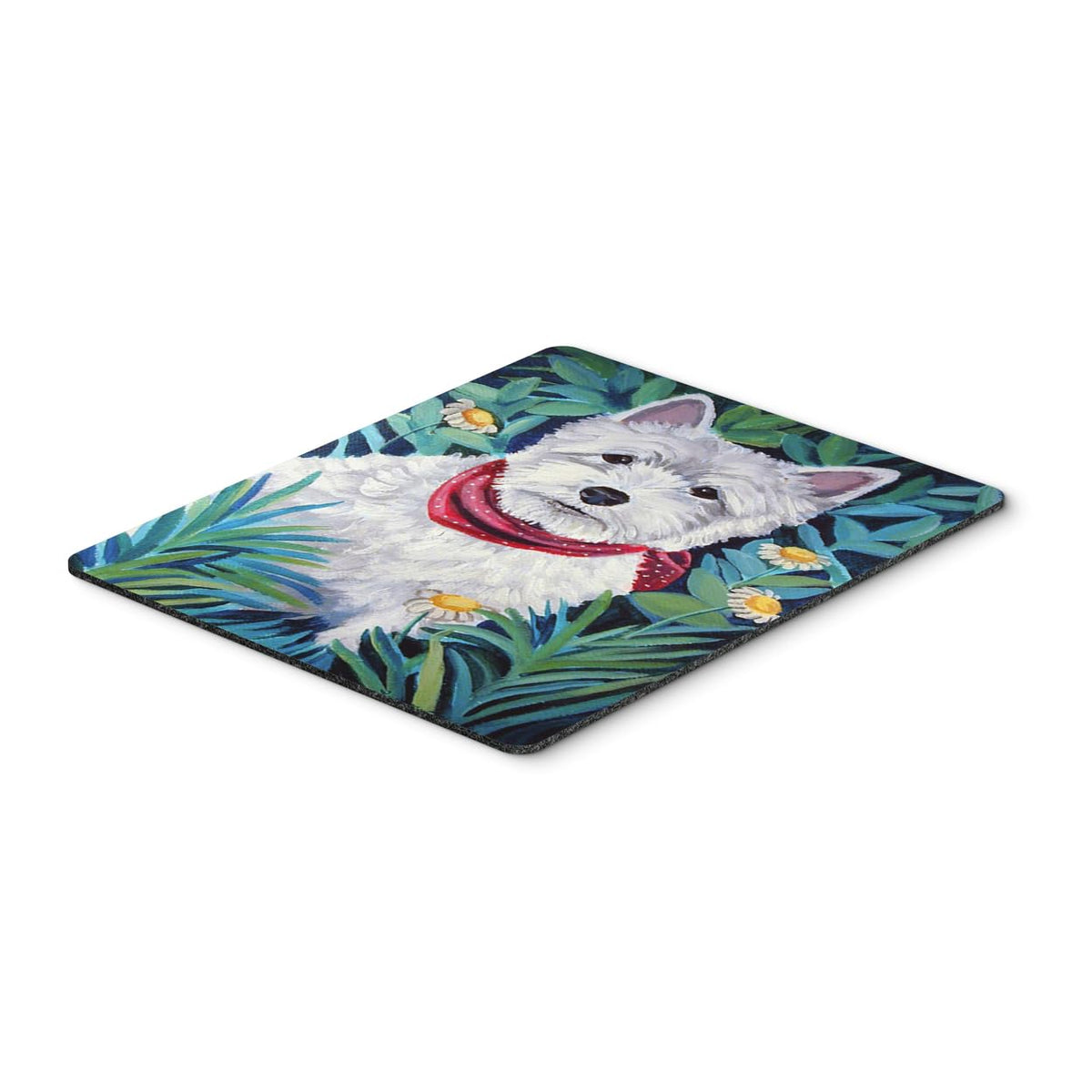 Caroline's Treasures 7066MP Westie Mouse Pad, Hot Pad or Trivet for Home Office Gaming Working Computers Laptop Mouse Mat,Washable Large Mousepad