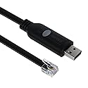 DSD TECH SH-RJ12K USB to RJ12 RS232 Serial Cable with FTDI Chip for ESA Plex-COM2 Bridge EXP-4
