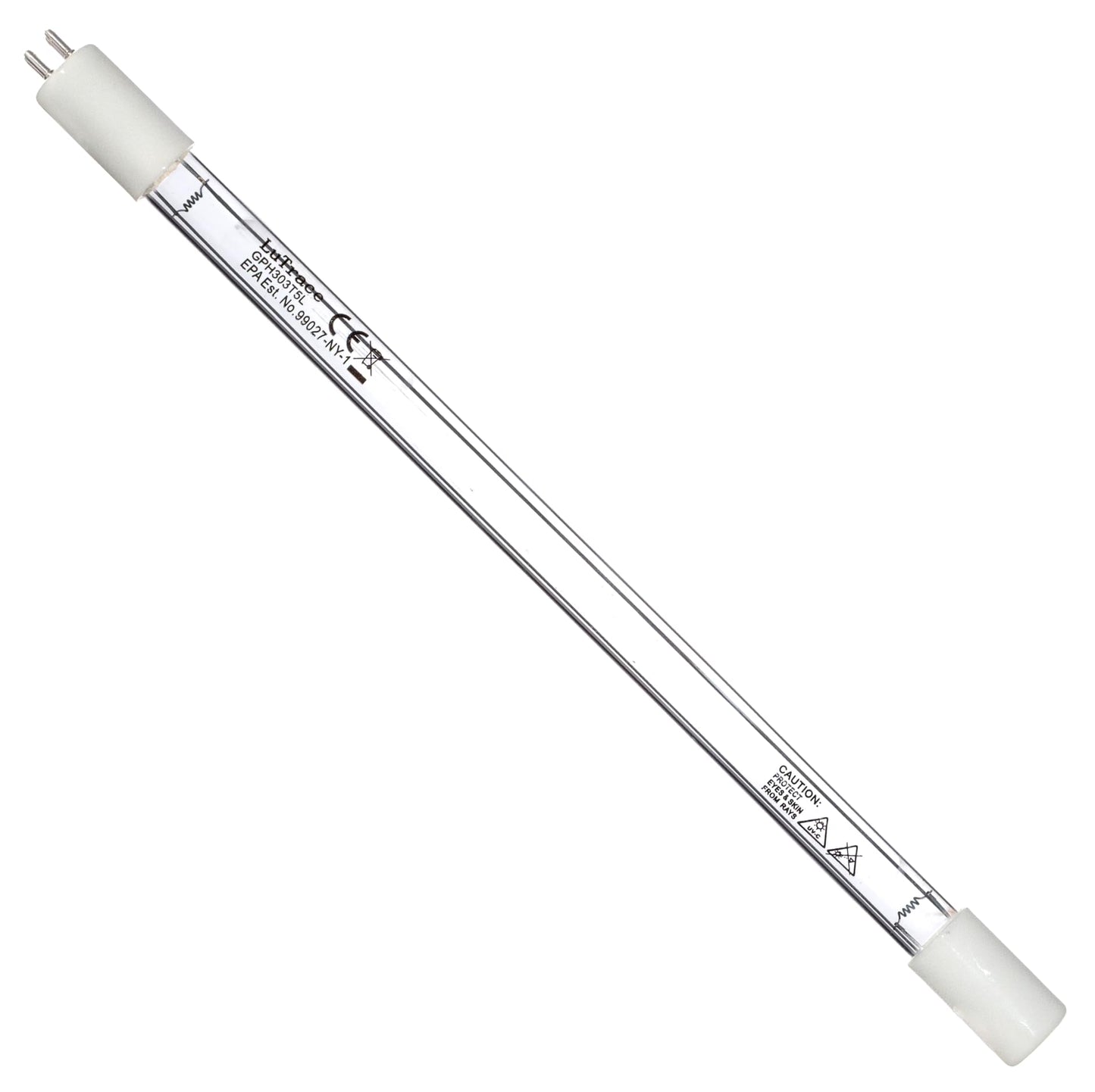 Lutrace GPH303T5L/4P, GPH303T5L-4P, GPH303T5L/4, 12 Inch, 15W, UV Bulb, Lamp 4pin .Guaranteed for One Year
