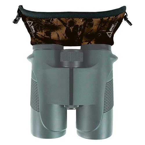Slicker Bino Bandit - Blocks Glare, Improves Visual Acuity and Reduces Eye Fatigue. FITS All Binoculars. (Stealth Bronze)