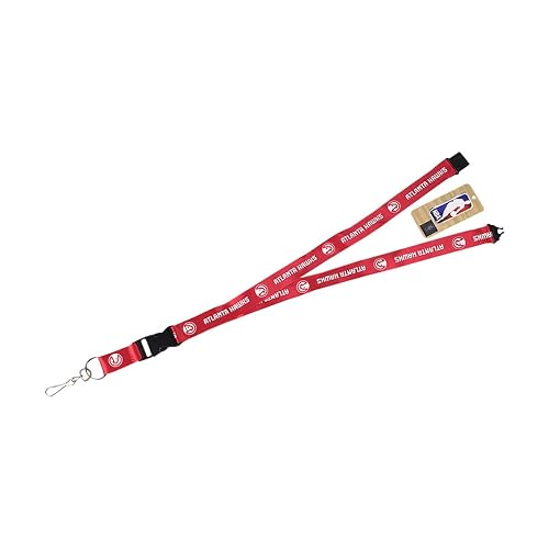 atlanta hawks lanyard team red
