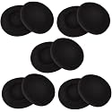 RMISODO 2 Inch Foam Pad EarPad Ear Cover Compatible with Sony Sennheiser Philips Headphone, 5 Pairs, Black