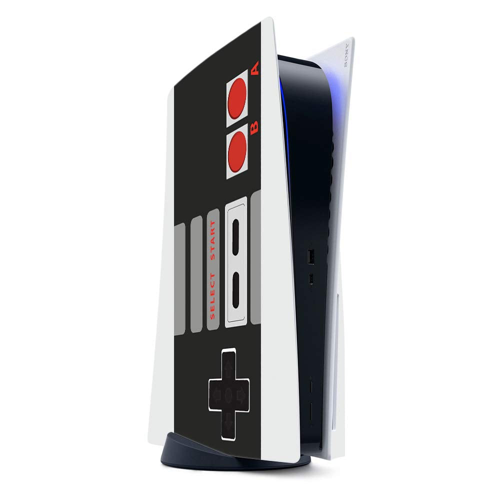 MightySkins Gaming Skin for PS5 / PlayStation 5 - Retro Gamer 3 | Protective Viny wrap | Easy to Apply and Change Style | Made in The USA