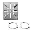 YZY TECH Security Camera Wall Mounting Bracket Universal Post Pipe Pole Arm Base for CCTV Security PTZ Camera