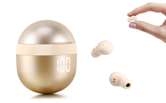 Tiny Sleep Earbuds for Side Sleepers Invisible Wireless Headphones for Work
