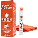WHOOSH! Screen Shine Pocket 0.3 fl oz - Powerful Computer Screen Cleaner for Car, Laptop, Phone & Eyeglasses - Streak-Free Screen Cleaner Spray