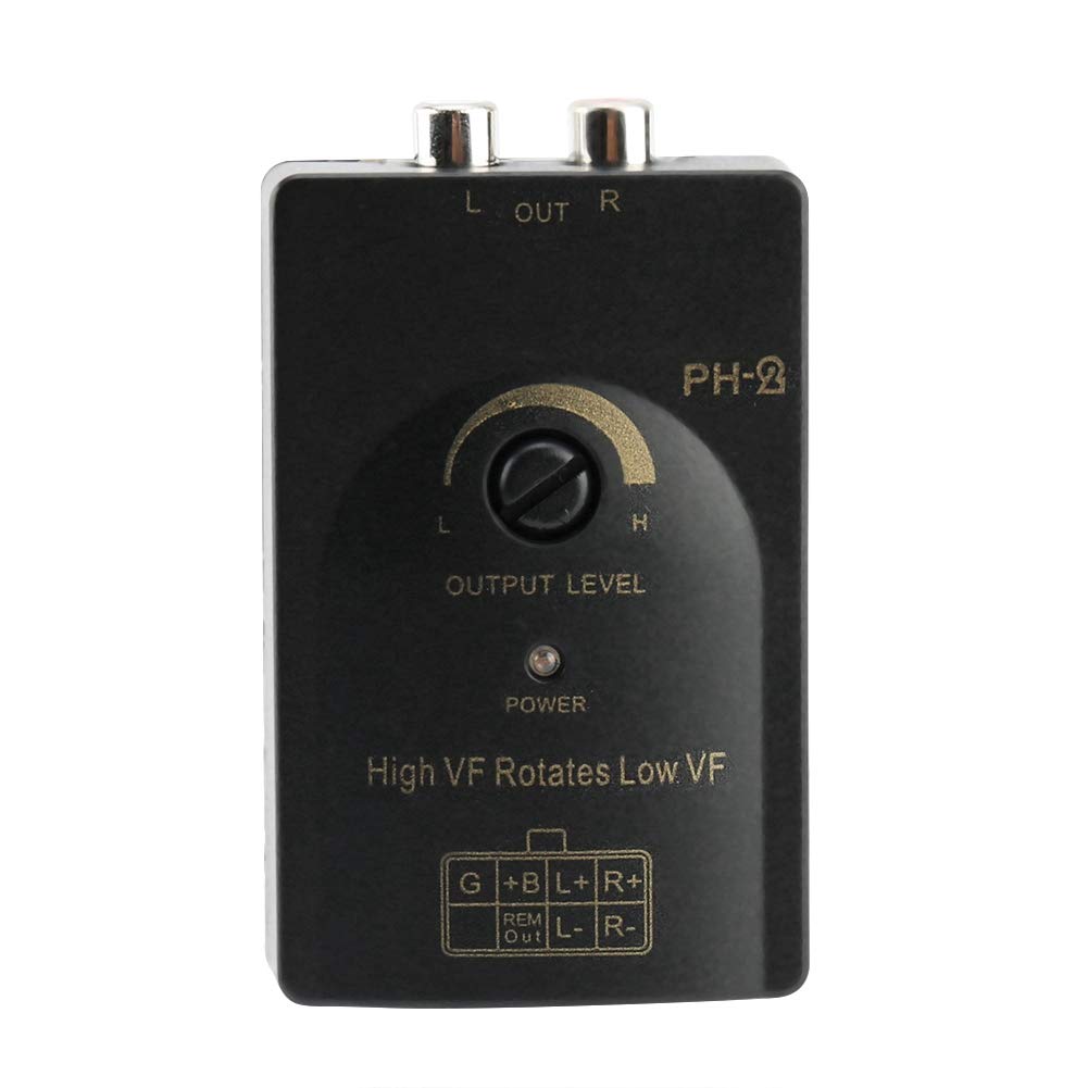 High to Low Speaker Converter for Car Stereo -2 Compatible with Factory Systems Up to 50 Watts Enables Amplifier and Subwoofer Integration with Delay…