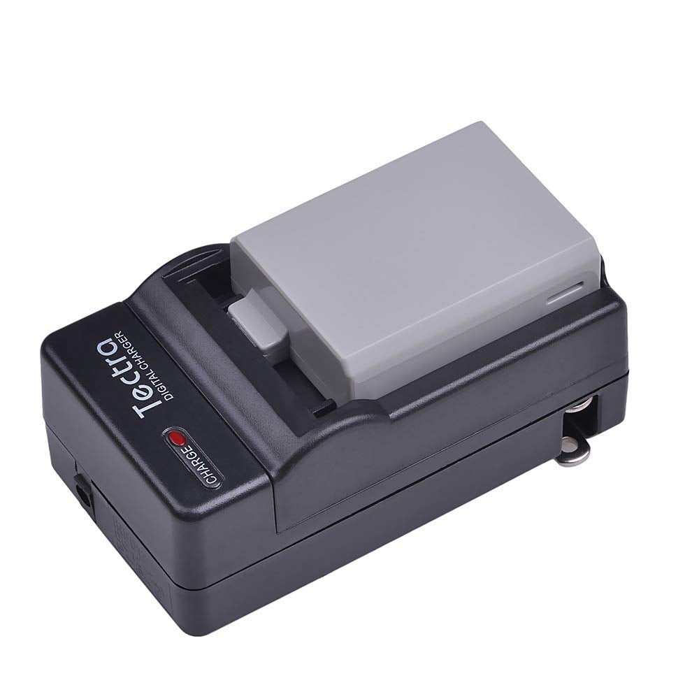 Tectra 2-Pack LP-E5 Battery and Charger Kits for Canon EOS Rebel XS, Rebel T1i, Rebel XSi, 1000D, 500D, 450D, Kiss X3, Kiss X2, Kiss F