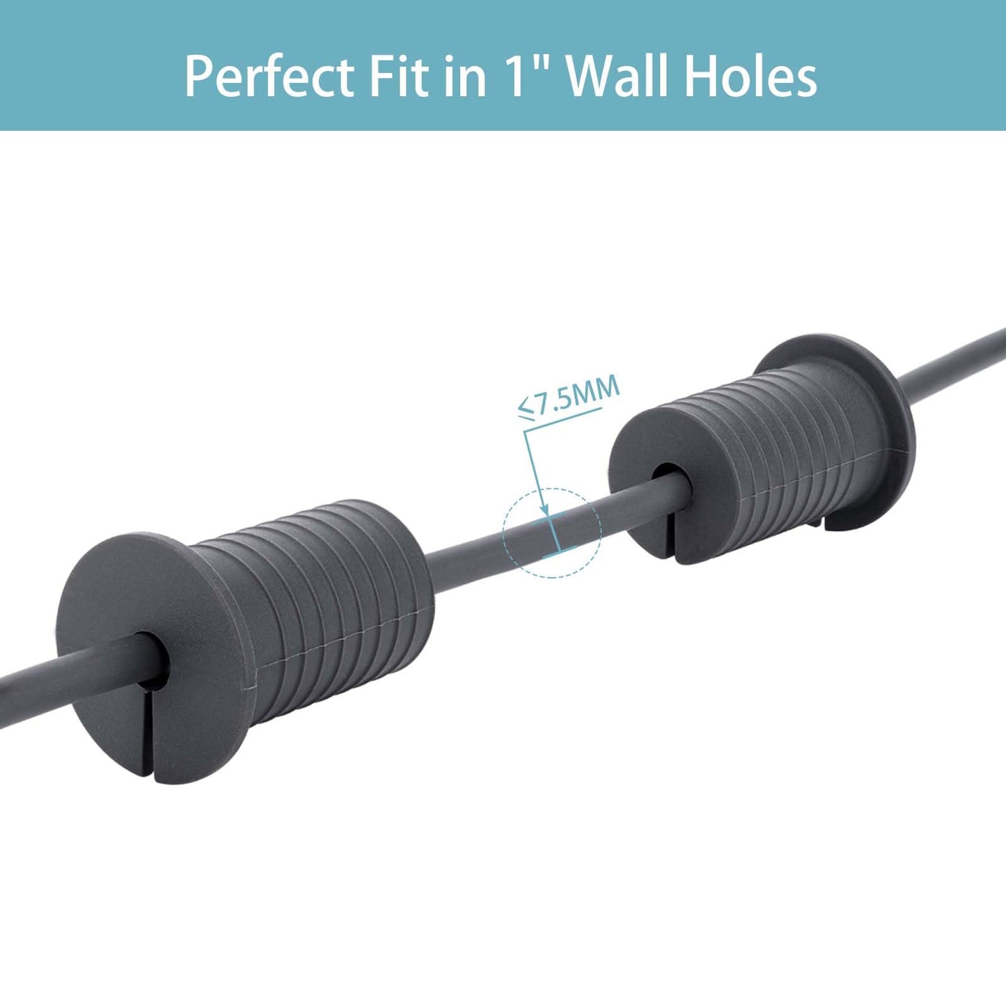 MYZHRE Starlink Cable Routing Kit,Starlink Cable Installation Kit,Starlink Mounting Accessories,2* Grommets, 1" Spade Drill Bit, 5/16" Drill Bit, 15