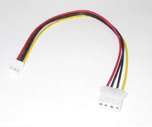 Micro SATA Cables 4-Pin Molex to Floppy Drive 4-Pin Female Power 8 inch Cable