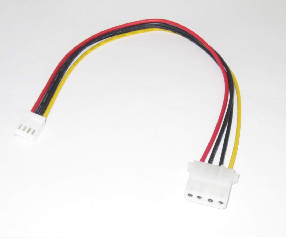 Micro SATA Cables 4-Pin Molex to Floppy Drive 4-Pin Female Power 8 inch Cable