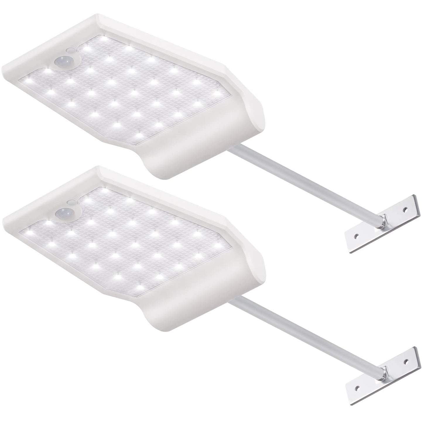 InnoGear Solar Gutter Lights Outdoor Waterproof, 29 LED Motion Sensor Lighting with 4 Modes, Mounting Pole for Security Wall Fence Yard Barn Porch