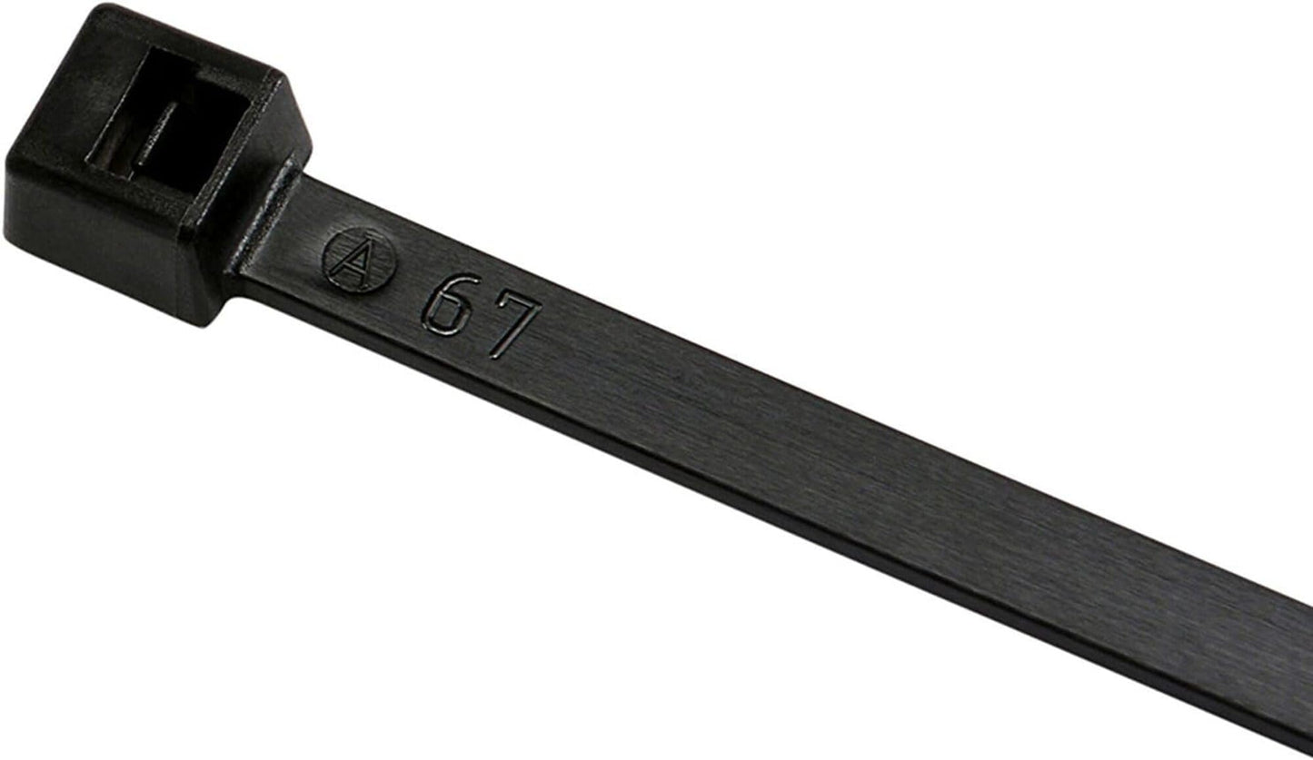Cable Ties 4" 18lb Black, 100 Pcs