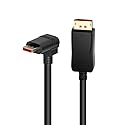 ALYYDBG 8K@60Hz 90 Degree Right Angle DP 1.4 Cable, Male to Male Right Angled Displayport 1.4 Cable Cord 8K@60Hz, 4K@144Hz, 2K@165Hz, 1.8M/6FT