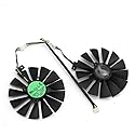 T129215SM 95mm Cooler Fan for ASUS Strix RX 470 580 570 GTX 1050Ti 1070Ti 1080Ti Gaming Video Card Cooling Fan (2 Pcs)