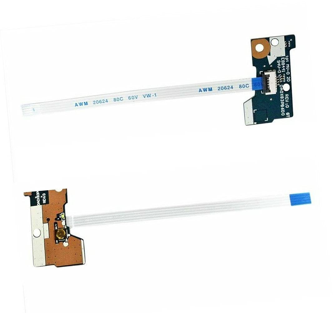 nbparts Power Button Board Switch with Cable Replacement for HP ProBook 450 G4 450 G3 470 G4 455 G4 905754-001 DA0X83PB6D0