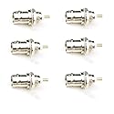 bnafes BNC Chassis Panel Mount Socket Female Jack Solder Type Connectors Adapter 6-Pack