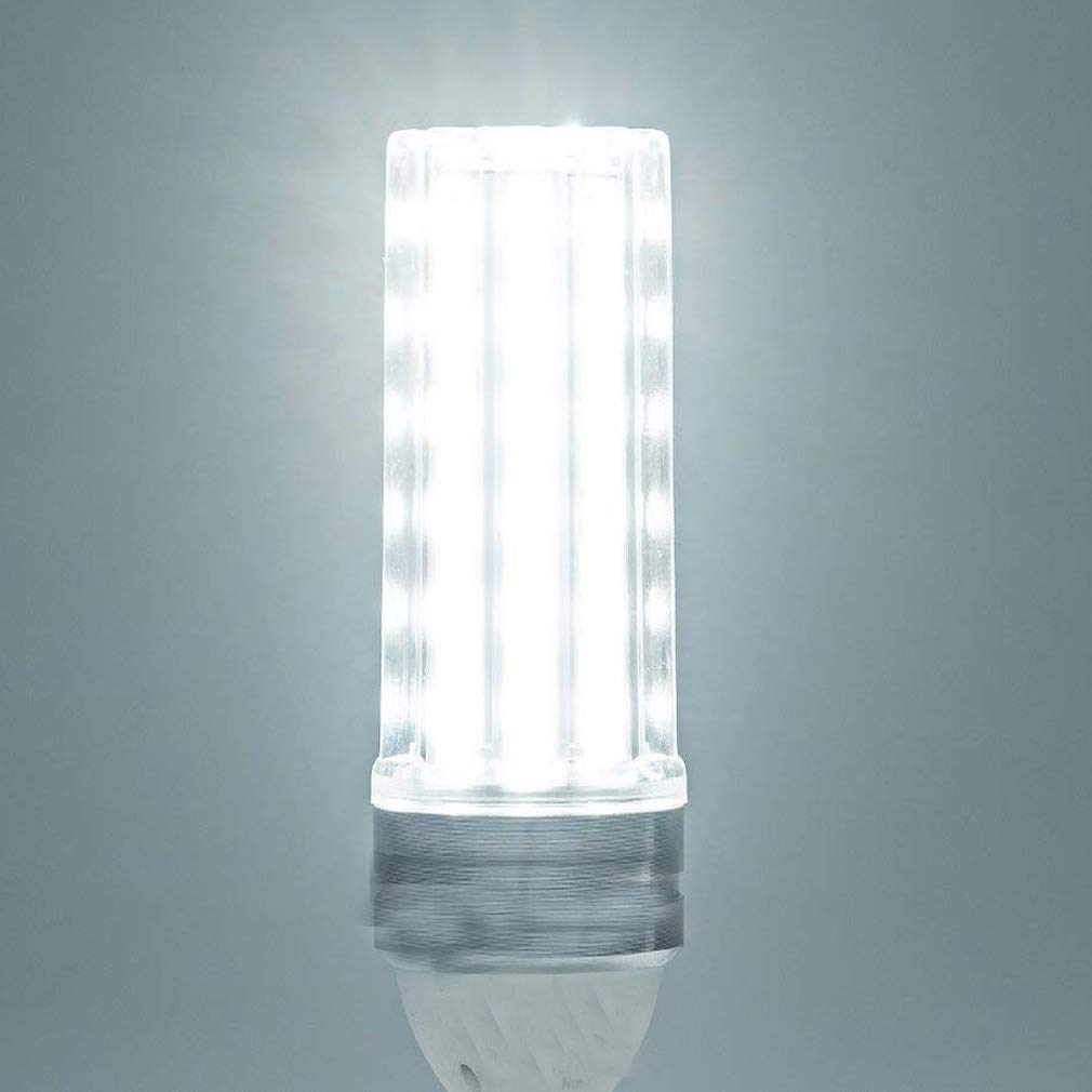 Lxcom Lighting E12 20W LED Corn Light Bulb 4 Pack - 2835 SMD 88 LEDs 180 Watt Equivalent 6500K Daylight White Candelabra LED Bulb 2000LM E12 Base