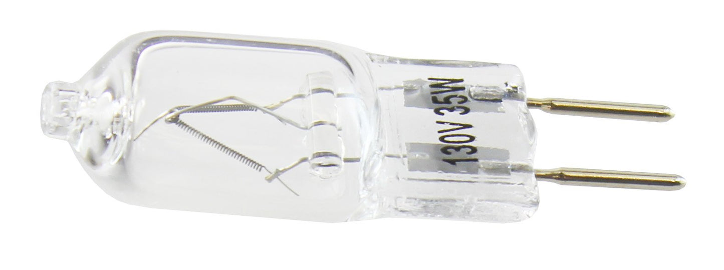 Higuchi JCD6009-35 Watt Bi-Pin Halogen Light Bulb, GY6.35 Base, 120-130 Volt