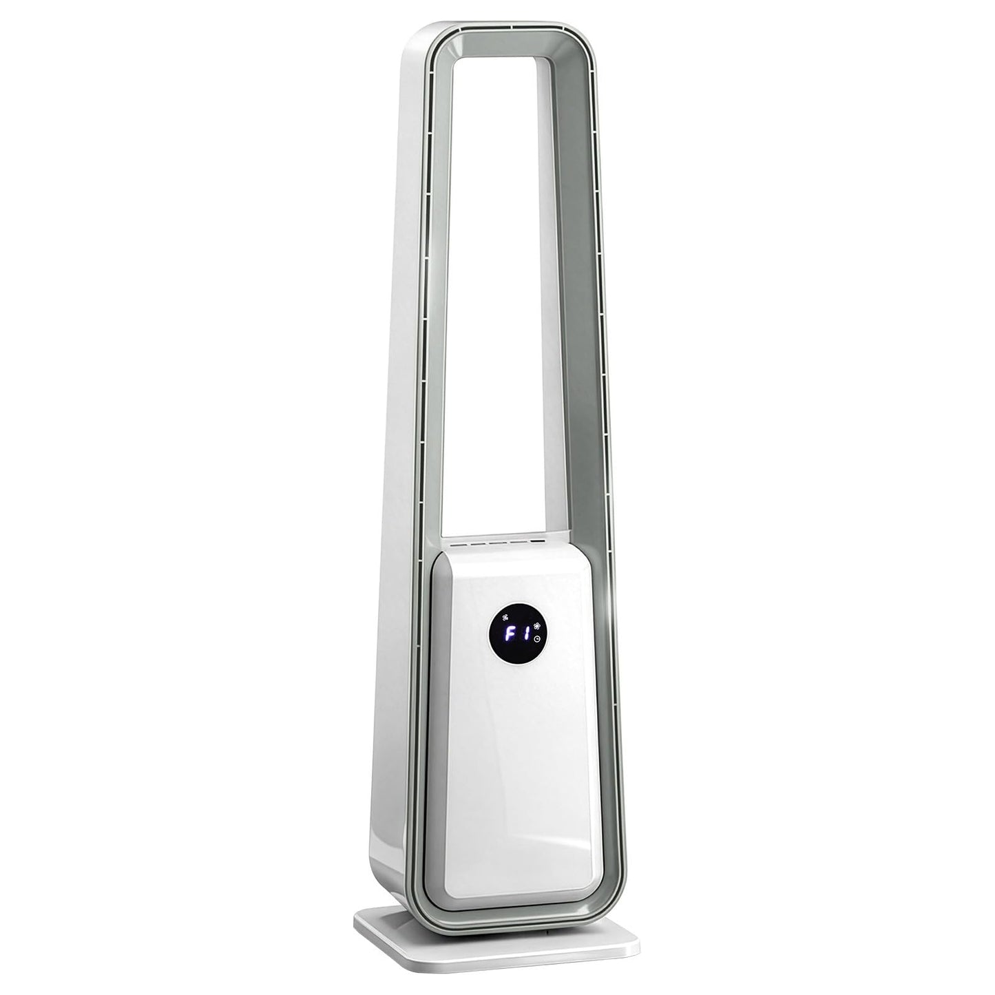 AZHAHSHET 35-Inch Bladeless Tower Fan with Remote - 36W 3-Speed 3-Mode Oscillating Standing Fan, 12H Timer, LED Display, Air Purification, Quiet