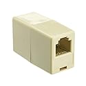 QualConnect Inline Telephone Coupler (Data), RJ12, 6P / 6C