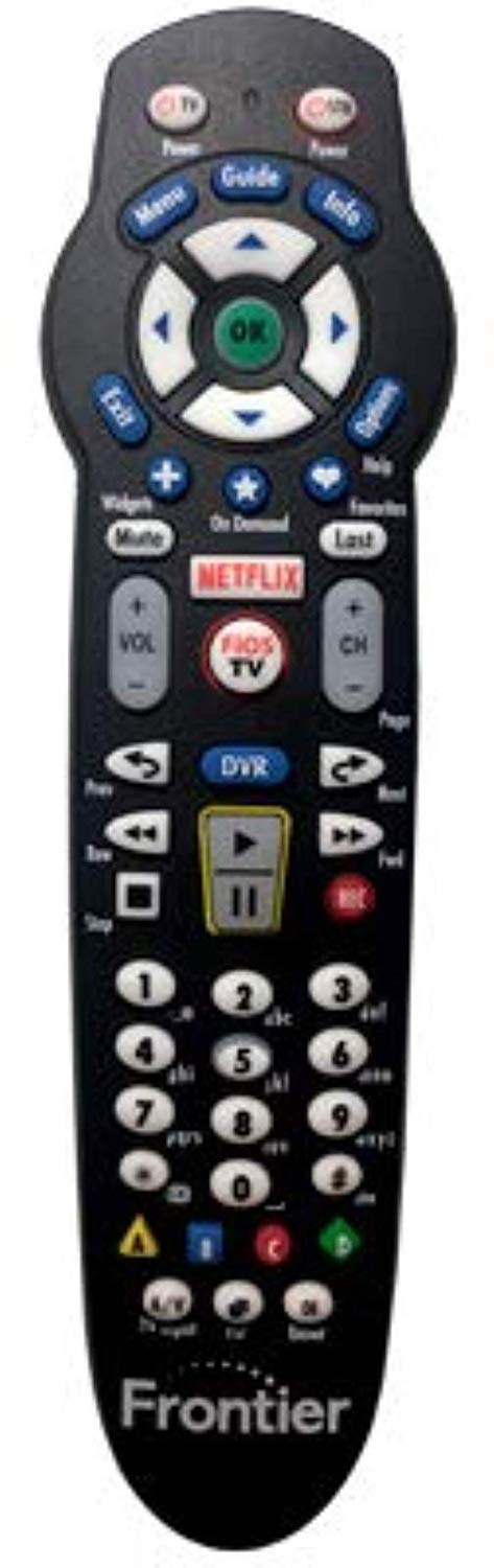 Latest Frontier FiOS Remote Control Netflix Version (Also Works for Verizon Fios)