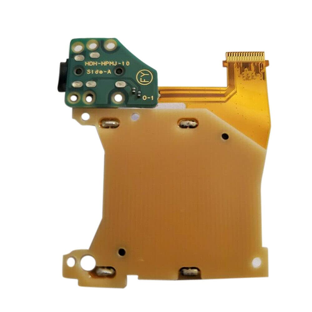 Huasheng Suda Card Slot Reader Game Card Reader Cartridge Tray Headphones Jack Port Replacement for Nintendo Switch Lite HDH-001 Repair Part