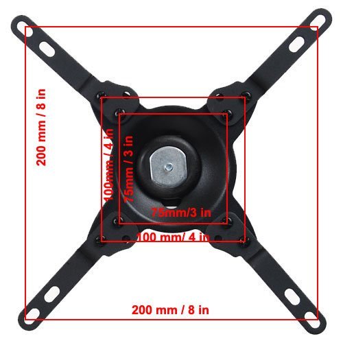 VideoSecu Mounts Universal VESA Adapters up to 200x200mm Extenders LED LCD Plasma TV Wall Mount Bracket Extensions Allow 100x100 VESA Plate to Reach