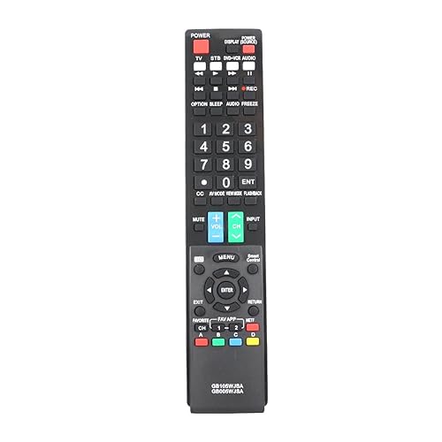 ZdalaMit GB005WJSA GB105WJSA Replacement Remote Control Applicable for Sharp TV LC-60LE745U LC-60C8470U LC-70C8470U LC-60LE847U LC-60LE845U
