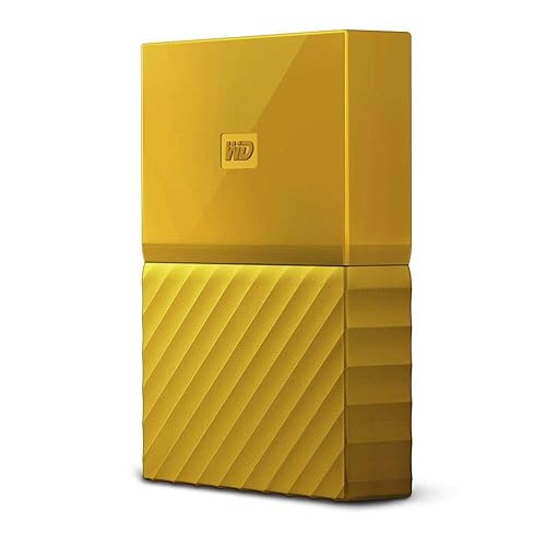 WD 3TB Yellow My Passport Portable External Hard Drive - USB 3.0 - WDBYFT0030BYL-WESN