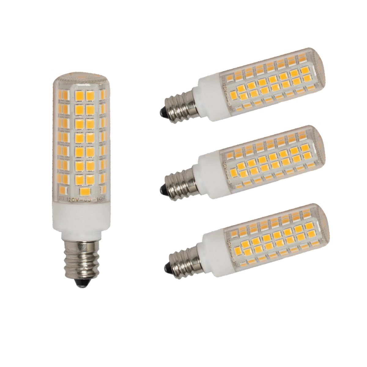 SeeU E12 Base LED Corn Light Bulbs Dimmable 3000K Daylight Warm White 9W