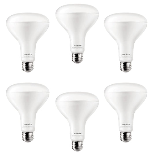 Sunlite LED BR30 Reflector Light Bulb, 11 Watts (65W=), 120V, 920 Lumens, 90 CRI, Medium E26 Base, Dimmable, Wide Flood, UL Listed, Title-20