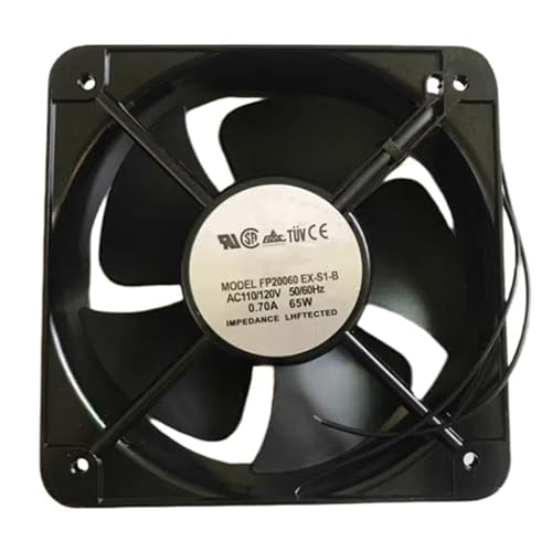 FP20060 EX-S1-B Fan 20CM for 110/120V 0.70A 65W 20060 200X200X60MM 2-Wire Cooling Fan