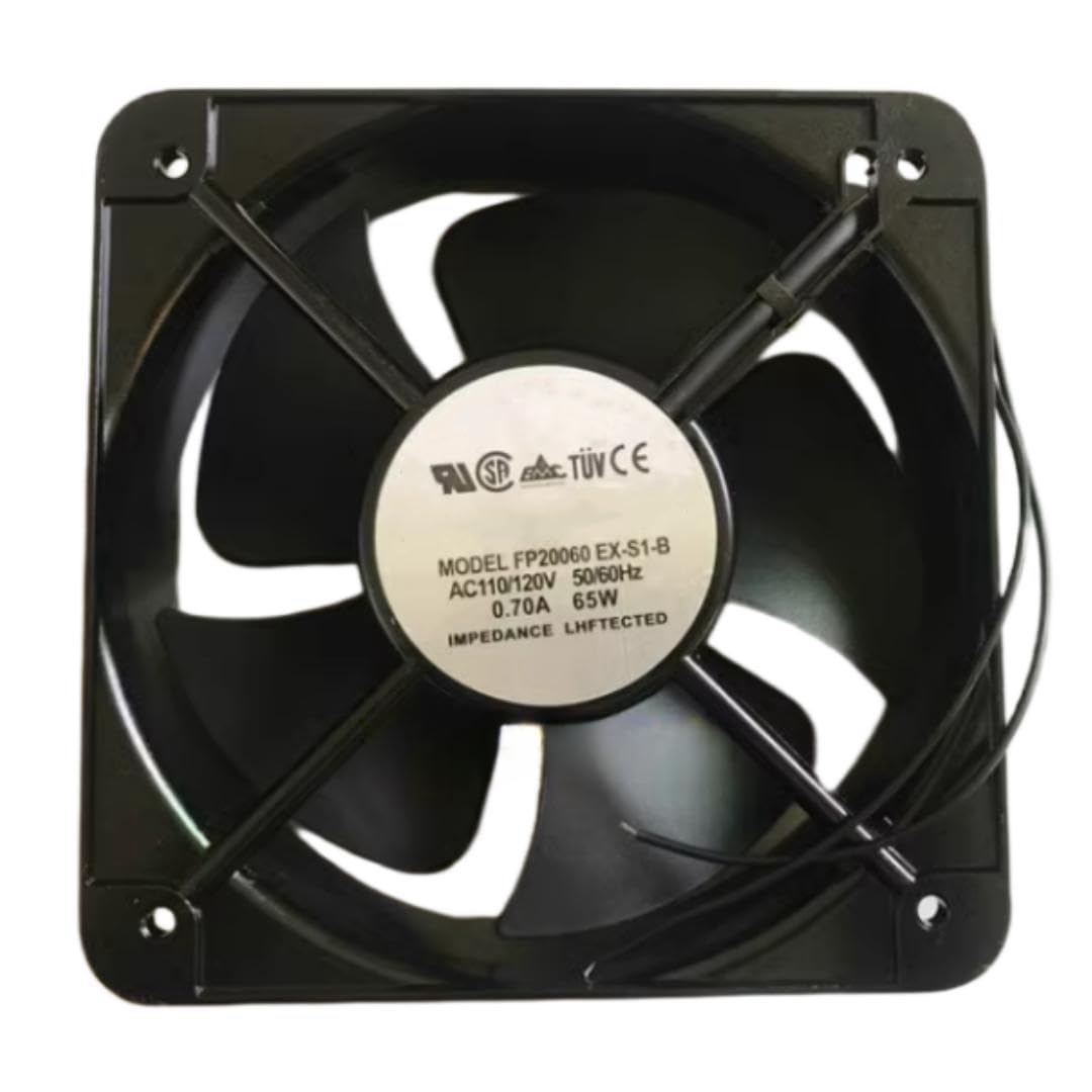 FP20060 EX-S1-B Fan 20CM for 110/120V 0.70A 65W 20060 200X200X60MM 2-Wire Cooling Fan