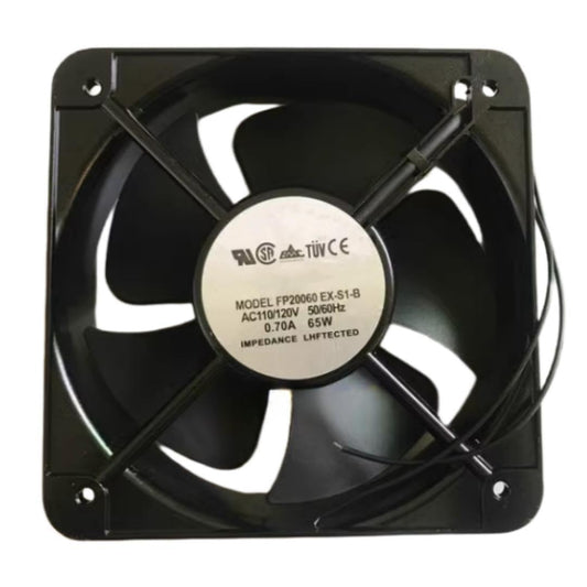 FP20060 EX-S1-B Fan 20CM for 110/120V 0.70A 65W 20060 200X200X60MM 2-Wire Cooling Fan