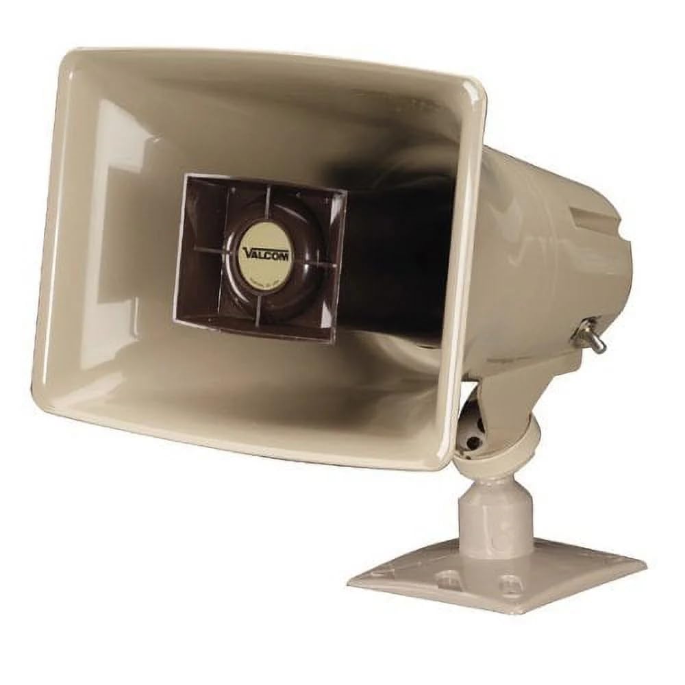 Valcom 3 Horn Speaker Paging Mass Notification and Emergency PA System Kit (Commercial Grade)