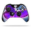 Protective Vinyl Skin Decal Skin Compatible with Microsoft Xbox One/One S Controller wrap Sticker Skins Violet Butterfly