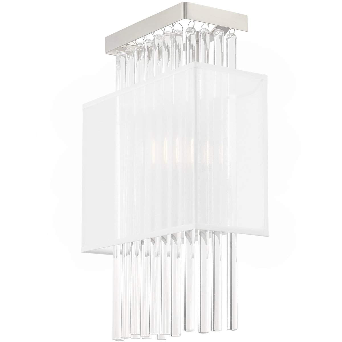 Livex Lighting 1 Lt Brushed Nickel ADA Wall Sconce