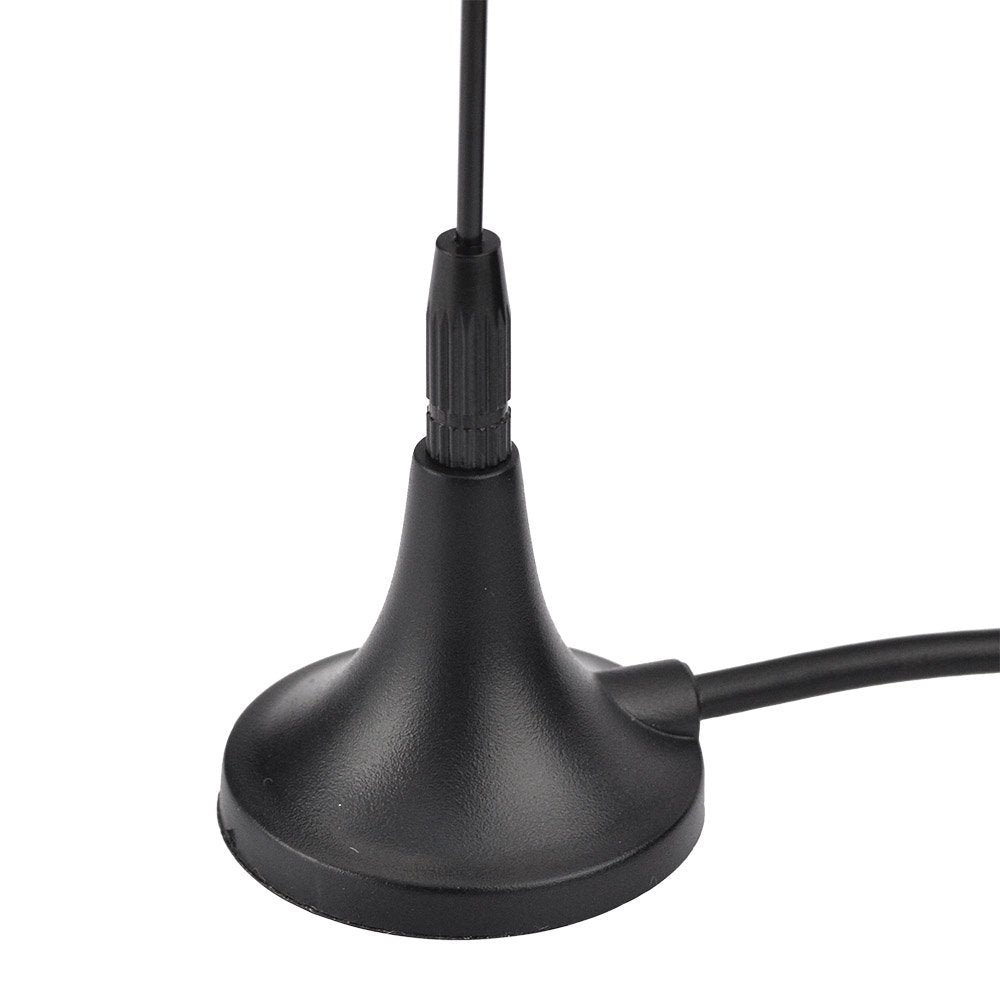 Bingfu Universal Car Stereo FM AM Radio Antenna Magnetic Base Aerial for Vehicle Truck SUV Truck RV Marine Boat Car Stereo Audio Radio Head Unit CD