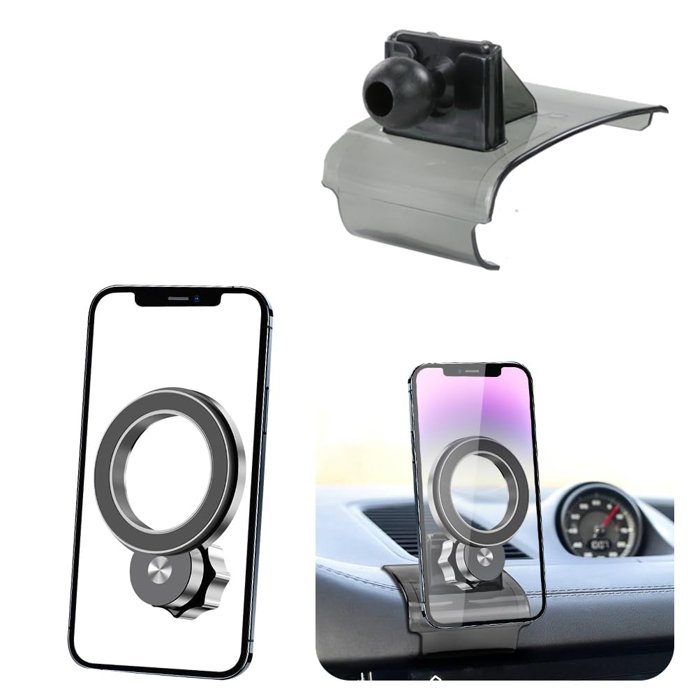 JIEZMO Car Magnetic Phone Mount for Porsche Macan 2015-2026 and Porsche Cayenne 2019-2023 Auto Interior Accessories Best Cellphone Holder Cell Phones