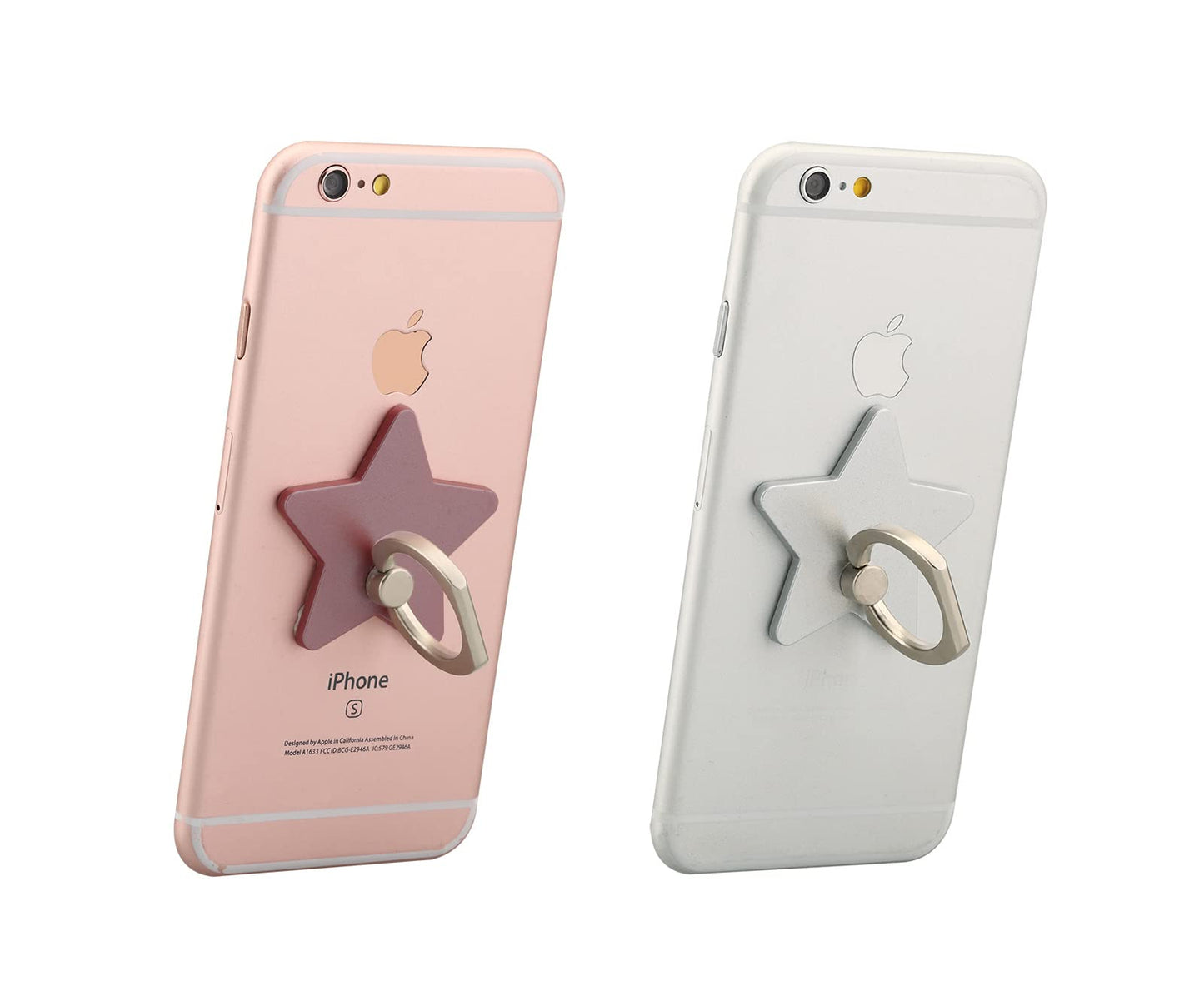 lenoup z179 (4 pcs) Cell Phone Holder,Star Phone Ring Kickstand,Universal 360 Rotation Cell Phone Finger Ring Grip for Almost All Phones/Pad(4 Color