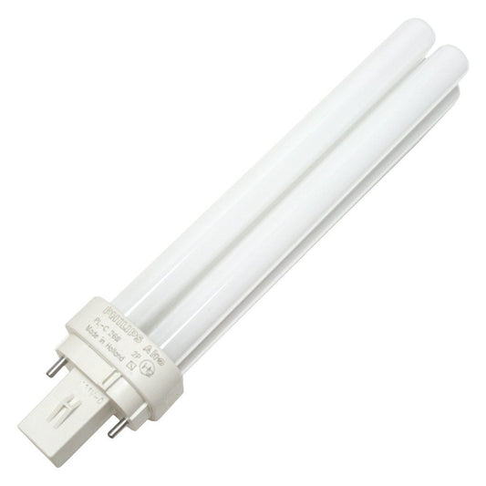(Case of 10) Philips 383232 - PL-C26W/35/ALTO Double Tube 2 Pin Base Compact Fluorescent Light Bulb