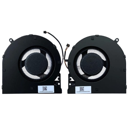 Fleshy Leaf CPU+GPU Cooling Fan Replacement for Razer Blade 15 2021 Edition RZ09-0367 Series DFS5K123043635 DFS5K121144645 FNDX FNDY
