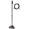 Hamilton KB800M Professional Foldable Microphone Stand, Adjustable Height up to 68.5 Inches w/Ergonomic Clutch - Bundle w/Cable