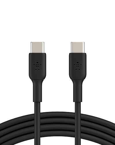 Belkin BoostCharge USB-C to USB-C Cable (1M/3.3ft) for iPhone 17, iPhone 17 Pro, Samsung Galaxy S25, S24, Pixel 10 & 9, iPad Pro, Nintendo Switch 2