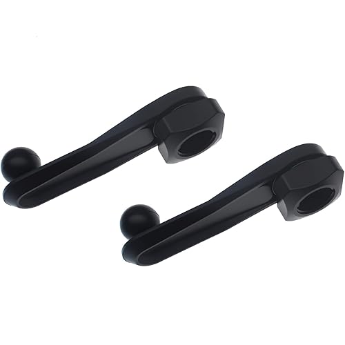 SYCZIOHU 17 MM Ball Joint Extension Arm 2 PCS Black Bracket Extender Rotating Rod for Mobile Phone Holder, Tablet Holder and Car Air Outlet