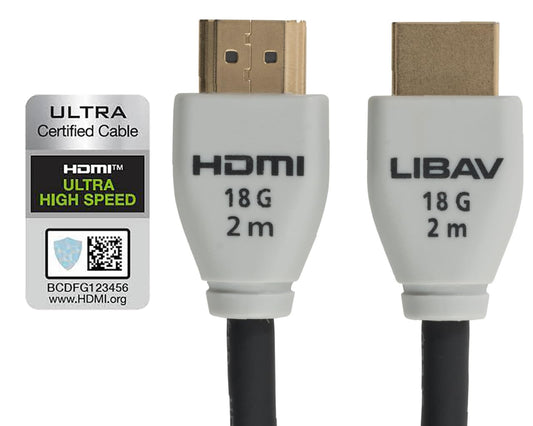 Liberty AV Zero-G 18G Super Flexible High Speed HDMI Cable Series 2.5M