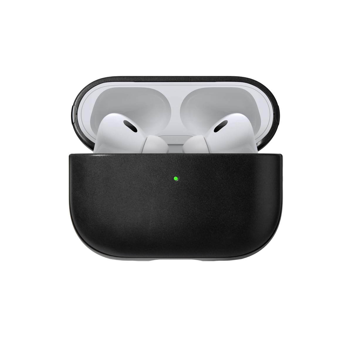 Nomad Airpods Pro 2 Case in Black Horween Leather, AirPods Pro 2nd gen Case Cover, Compatible with AirPods Pro Case 1st gen and 2nd, Case Cover, Qi